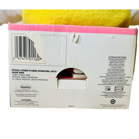 Vintage Dan Dee Happy Hopster Easter Bunny Plush 16'' Sings Dances Tested - Picture 8 of 8